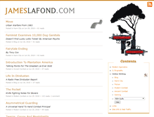 Tablet Screenshot of jameslafond.com